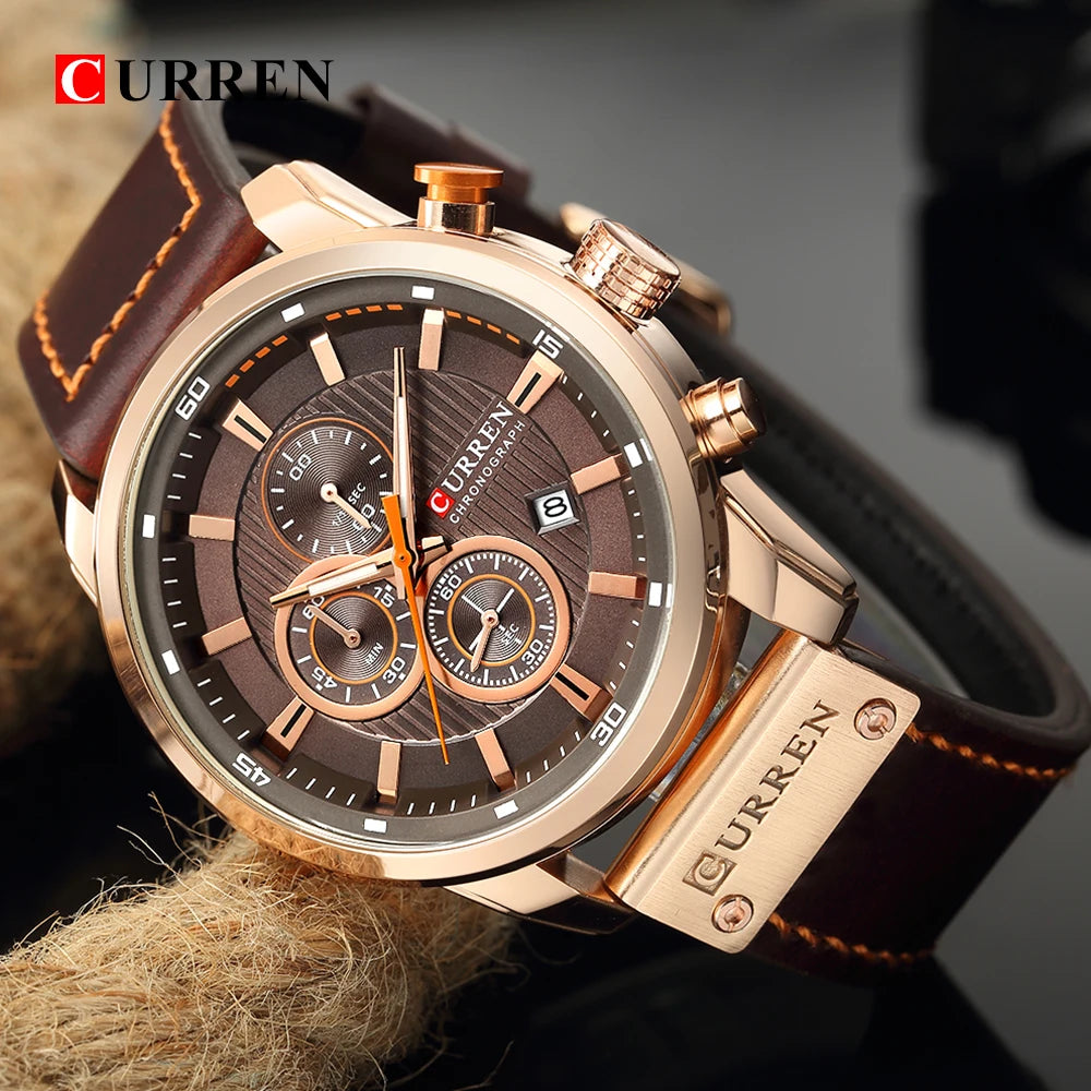 CURREN - Men’s Luxury Quartz Chronograph Watch