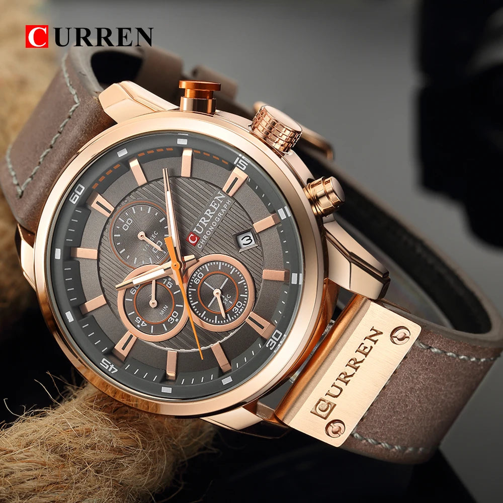 CURREN - Men’s Luxury Quartz Chronograph Watch