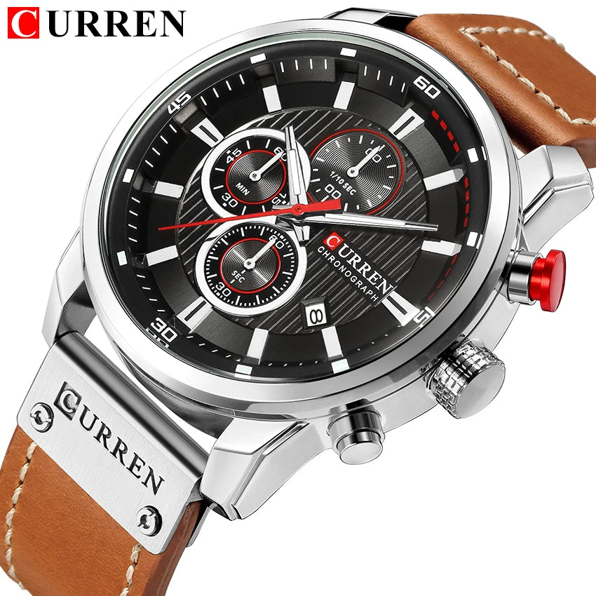 CURREN Fashion Date Quartz Men Watches Top Brand