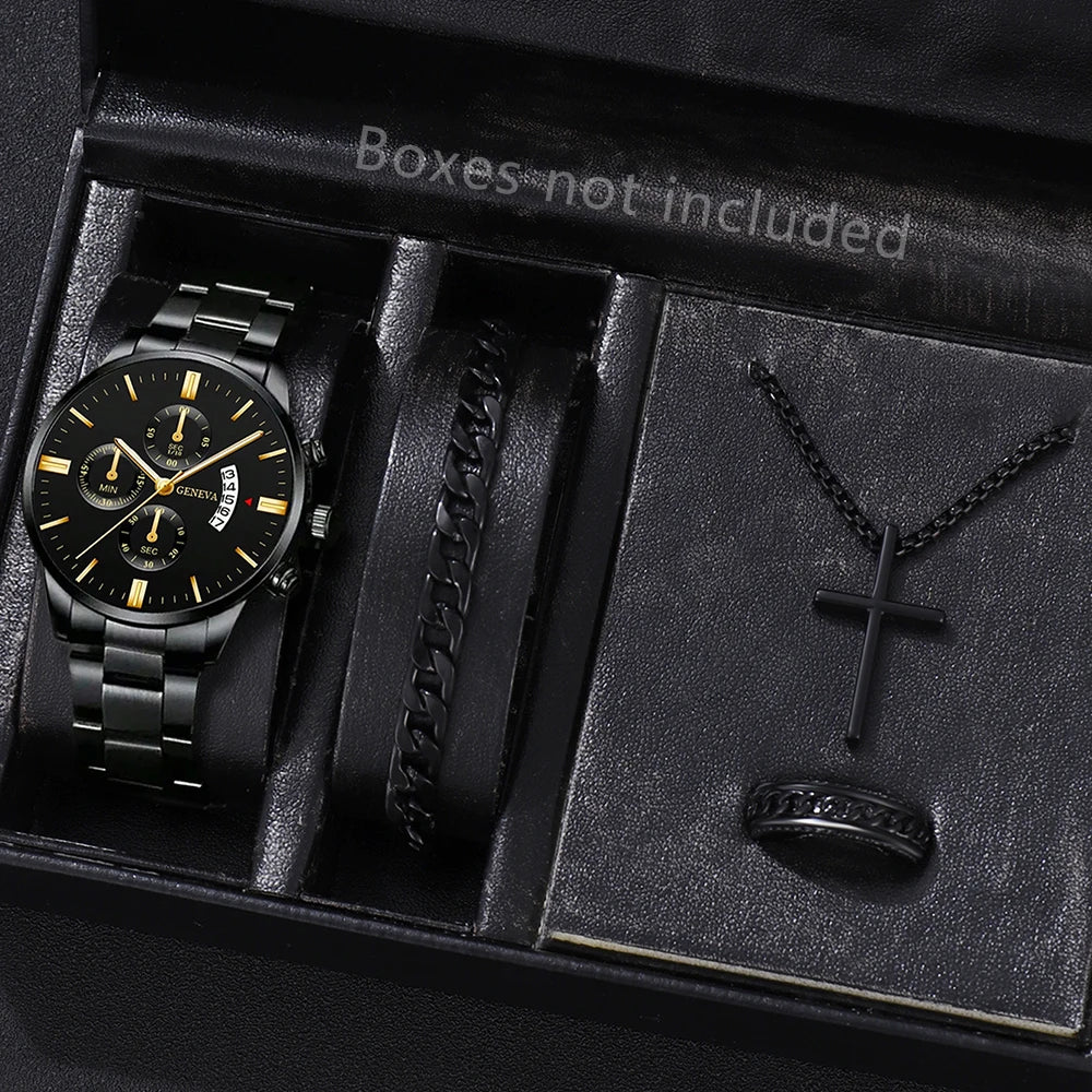 GAIETY - Fashion Men Stainless Steel Watch