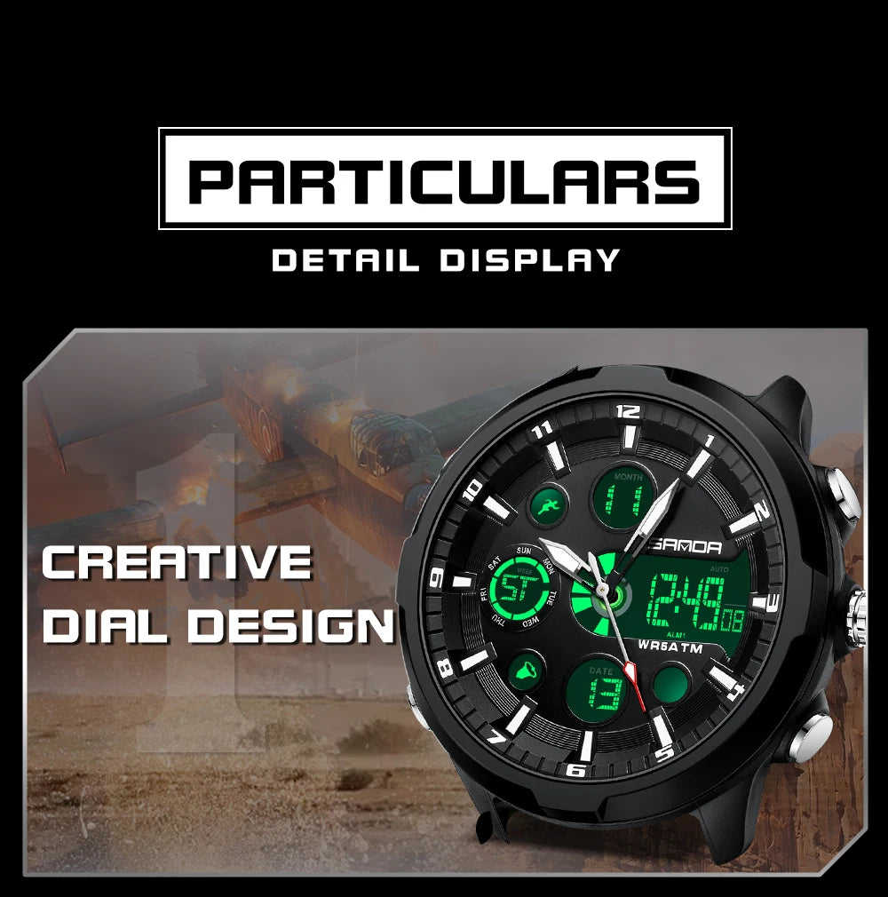 SANDA Top Brand Sports Military Men's