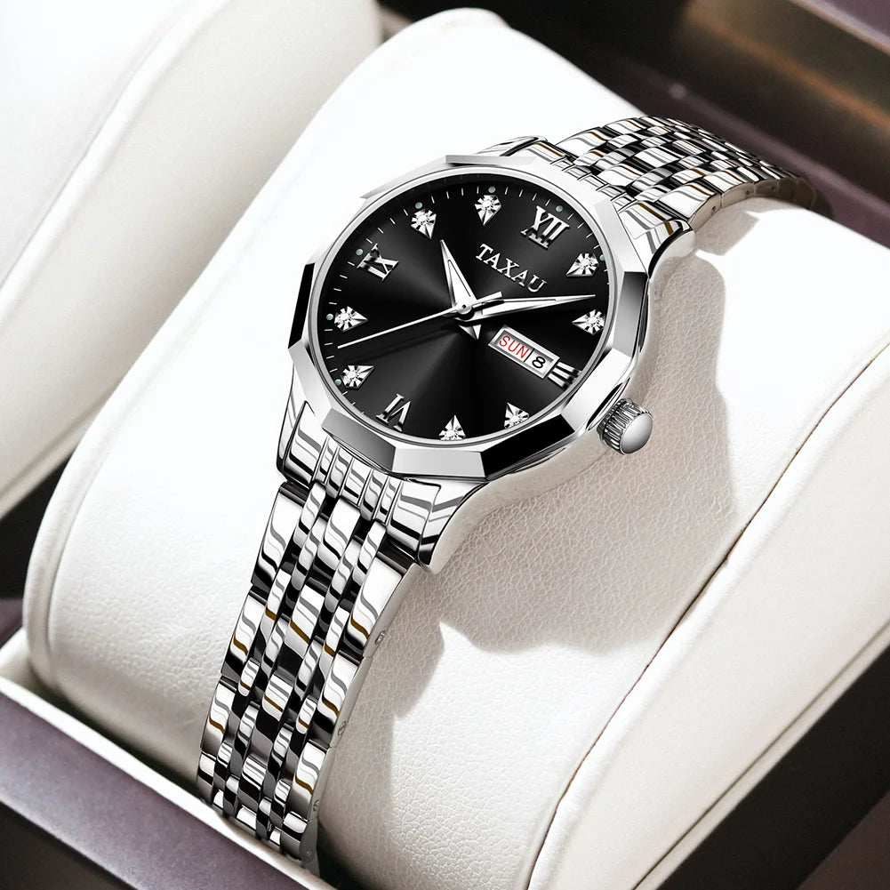 OLEVS Fashion Golden Watch for Women