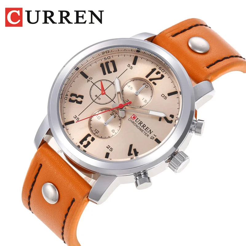 CURREN  Fashion&Casual Business Quartz