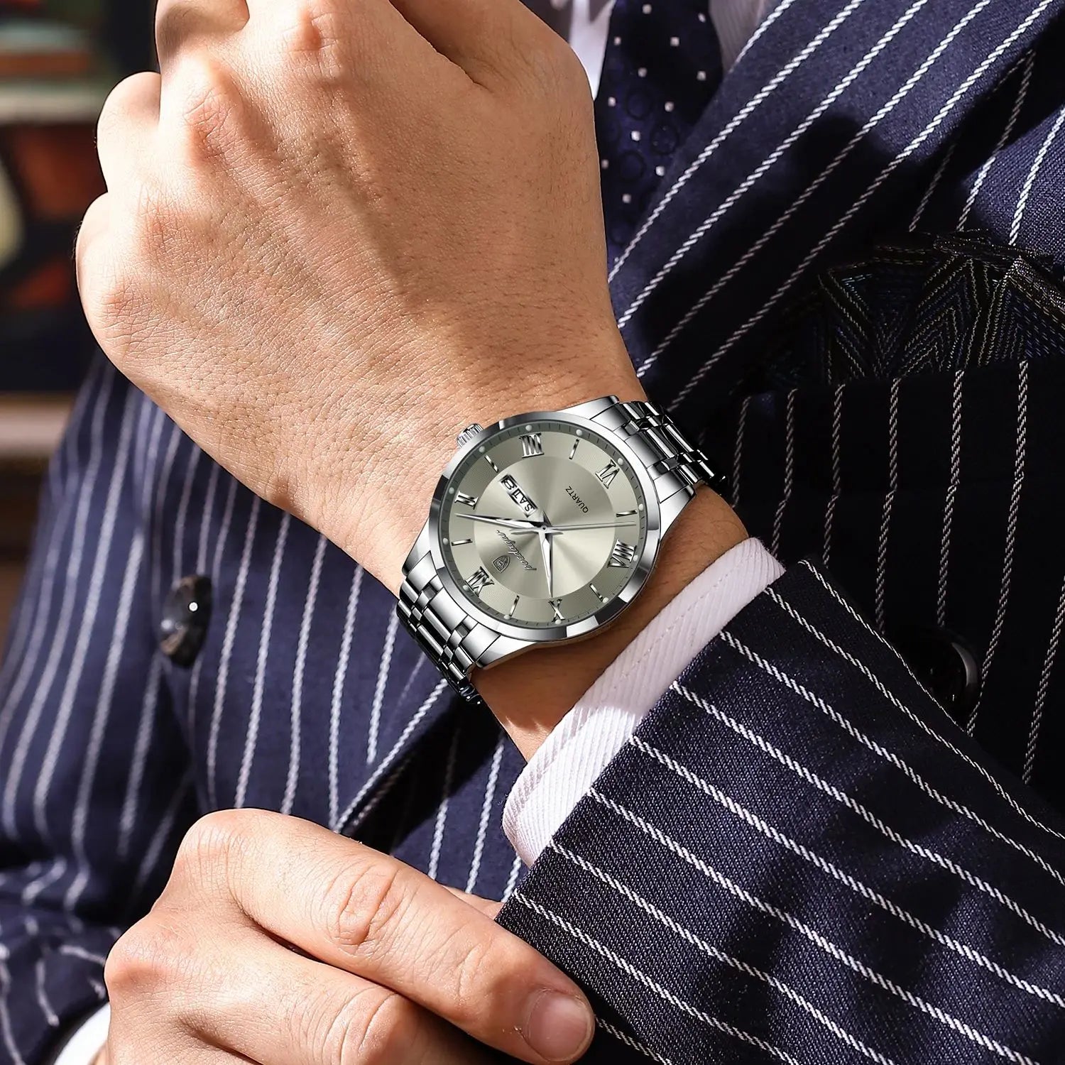 POEDAGAR - Man Wristwatch Stainless