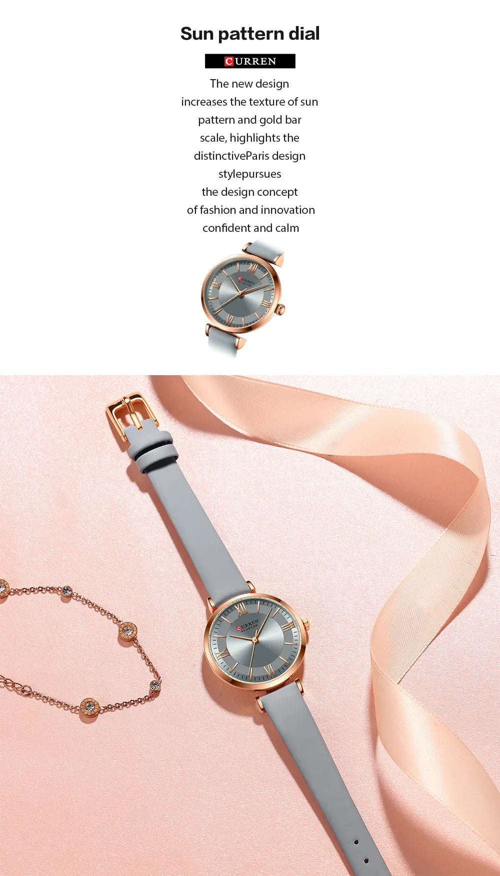 CURREN Women Watch Top Brand Luxury Original