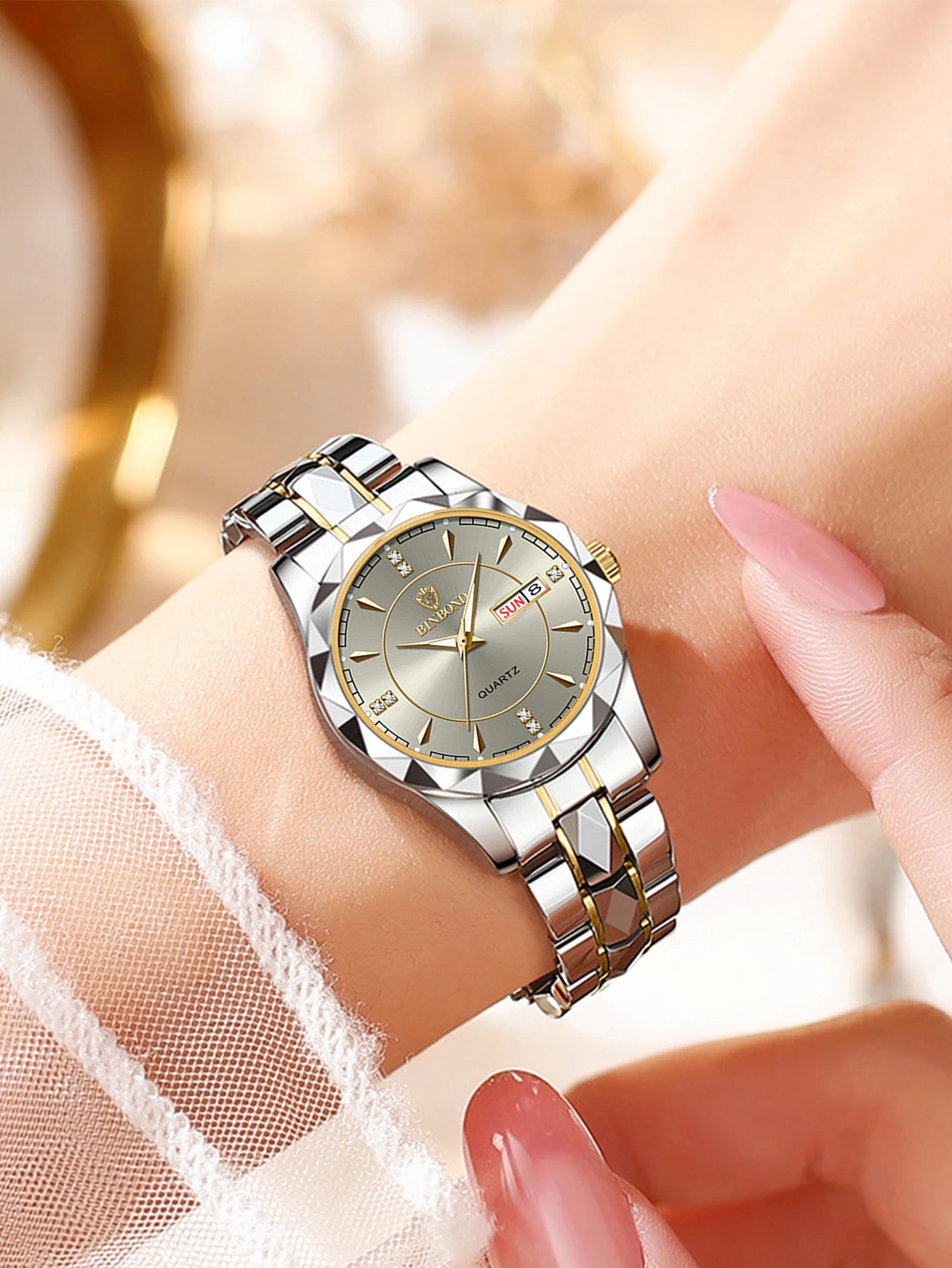 BINBONG - Women Watches Luxury Fashion Ladies Quartz