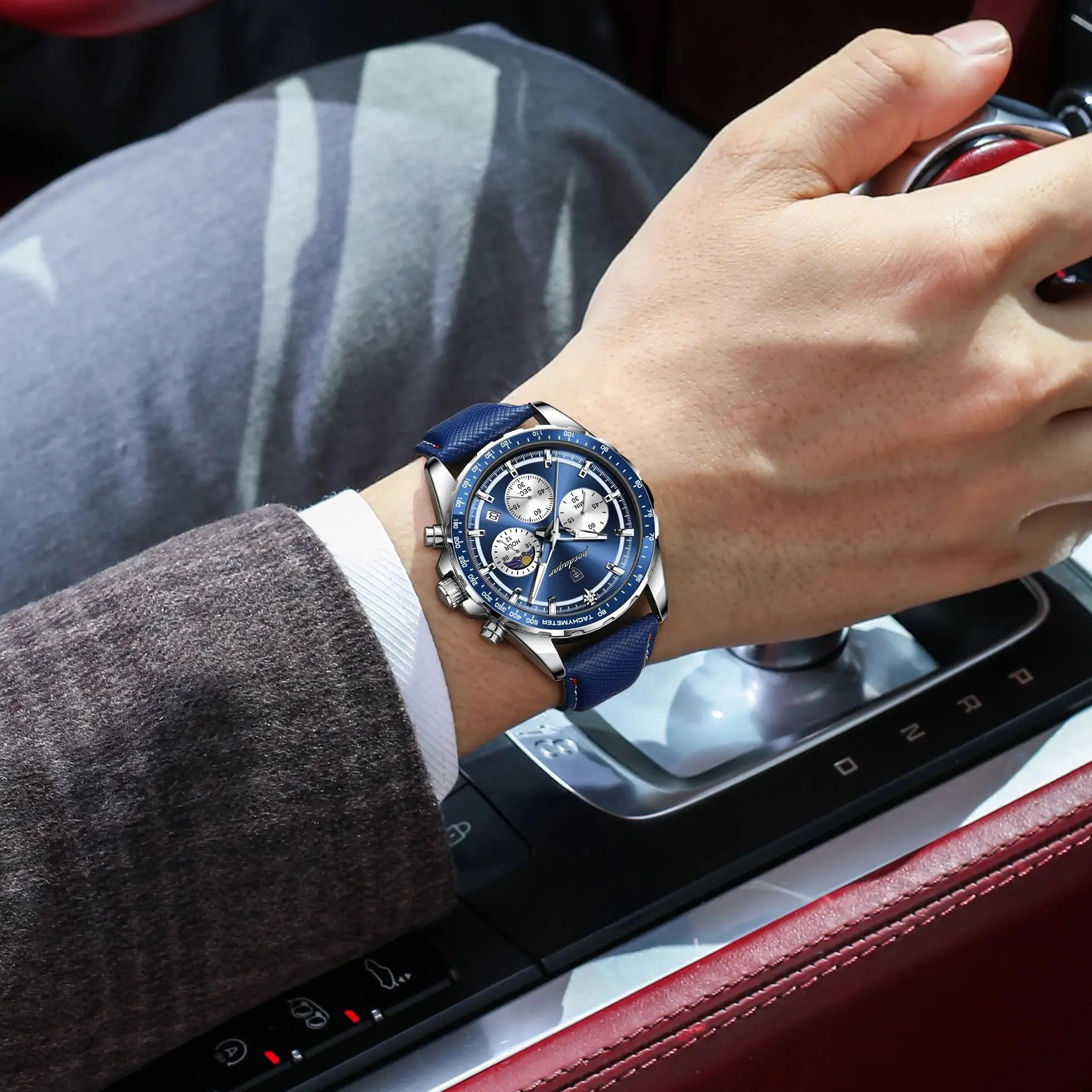 POEDAGAR - Original Luxury Men Clock Fashion Luminous