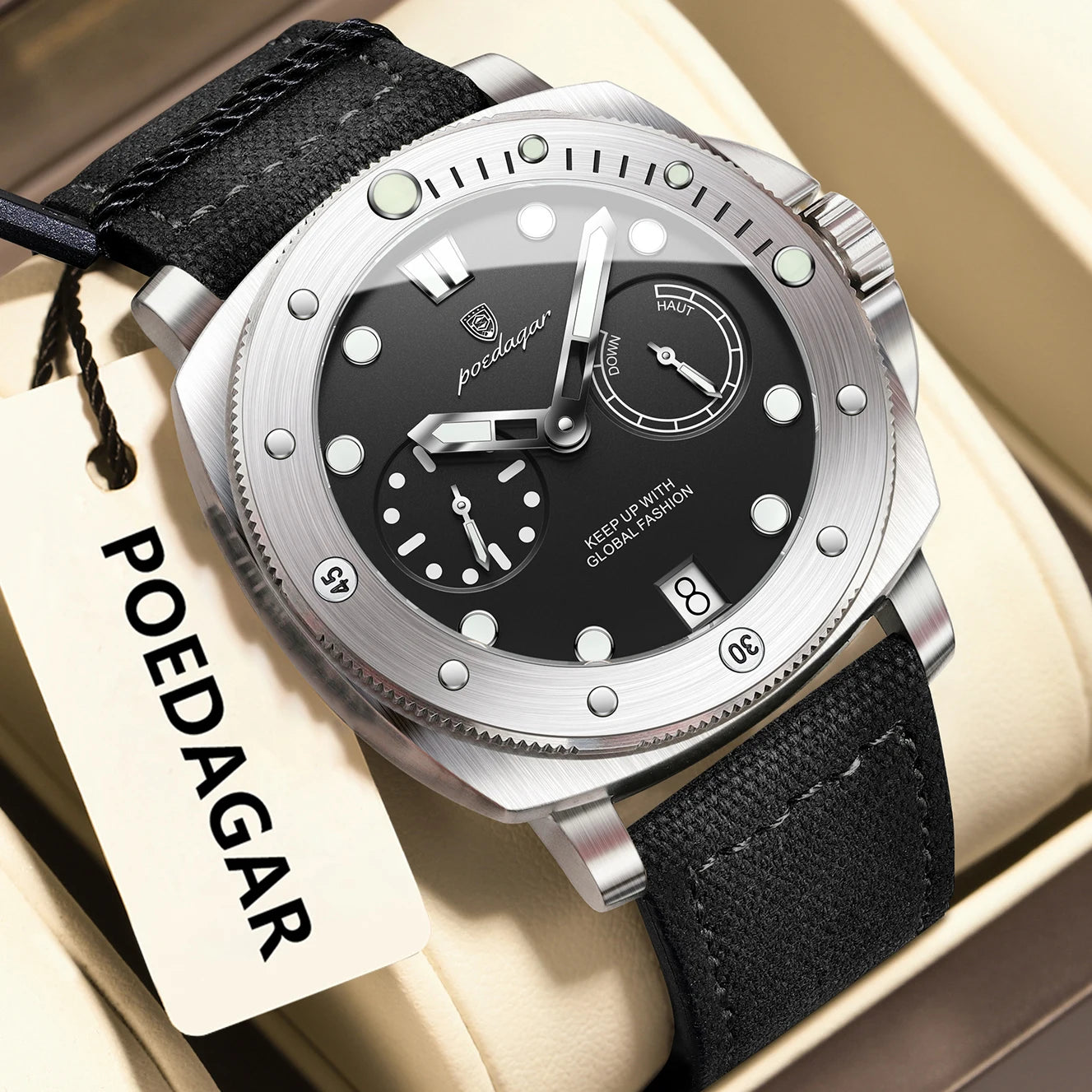 POEDAGAR High Quality Military Watch