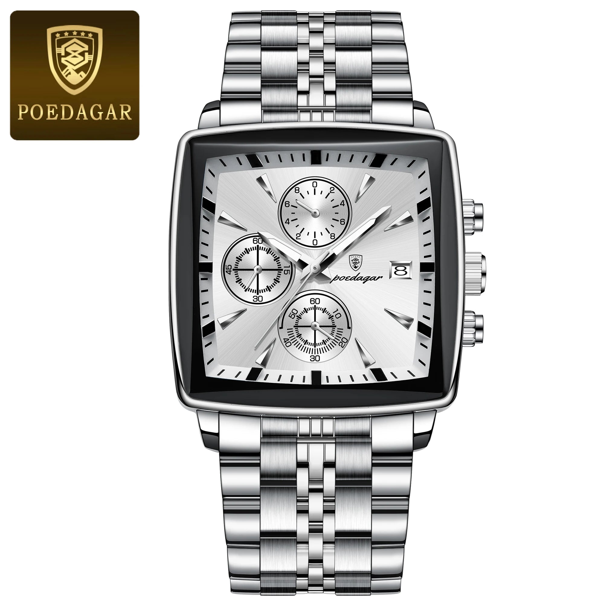 POEDAGAR Fashion Men Watch Luminous