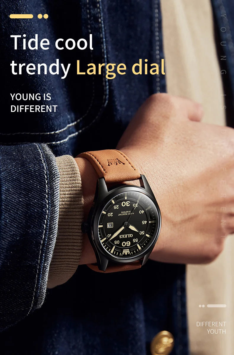 OLEVS -  9962 Men's Watches Top Brand Original