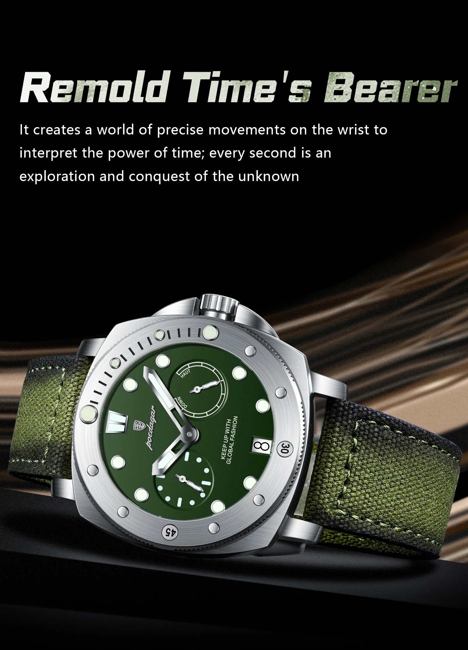 POEDAGAR High Quality Military Watch