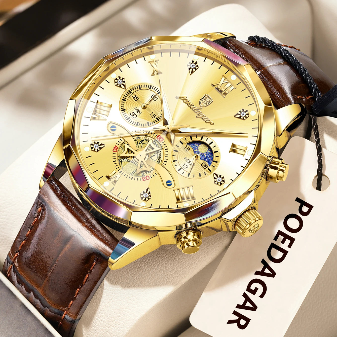 POEDAGAR -  Military Luxury Men Wristwatch