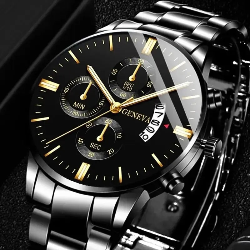 GAIETY - Fashion Men Stainless Steel Watch
