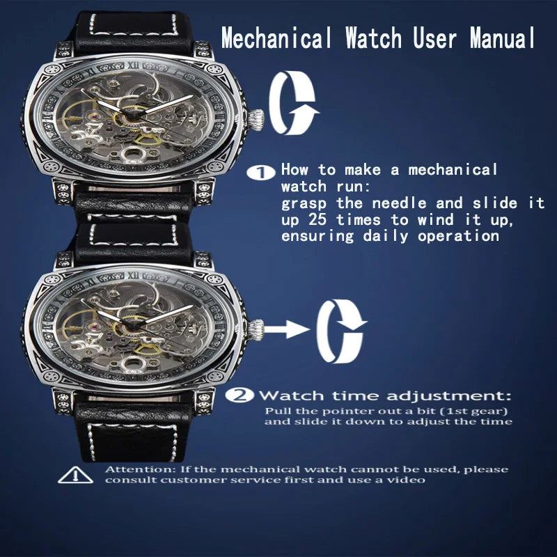LONGLUX - Automatic watch retro style