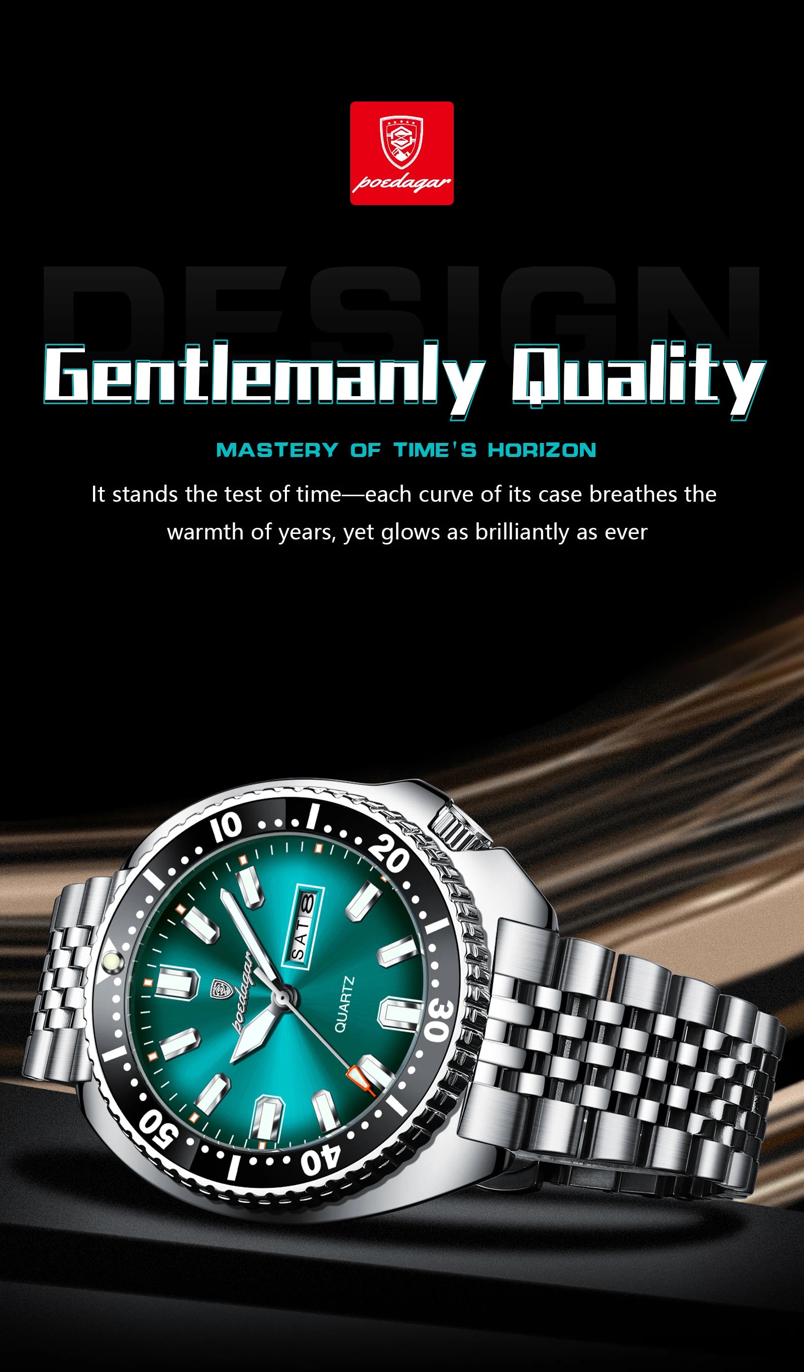 POEDAGAR Waterproof Luminous Luxury