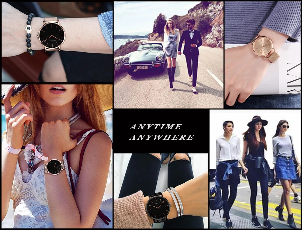 MAKAMBAKO - Brand Women Stainless Steel Mesh Belt