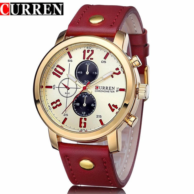 CURREN  Fashion&Casual Business Quartz
