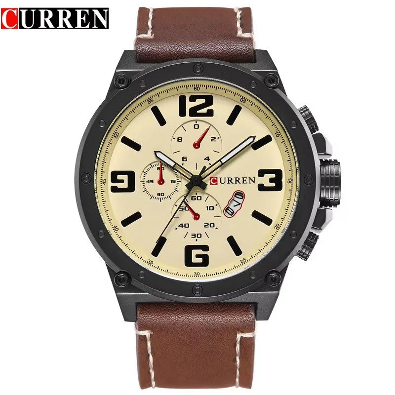 CURREN  Fashion&Casual Business Quartz
