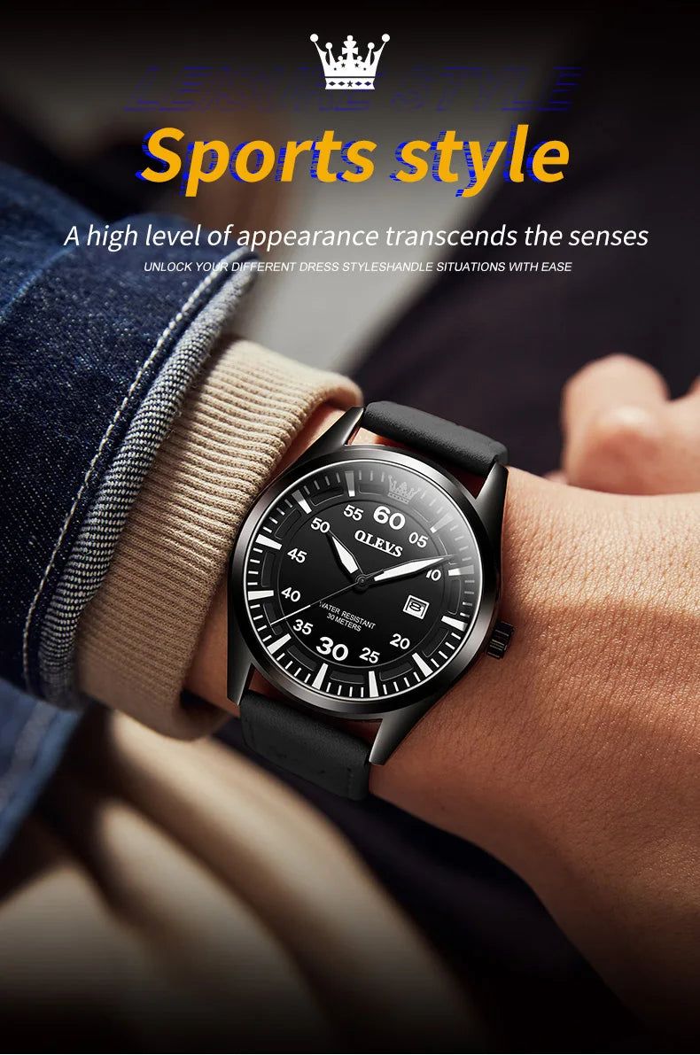 OLEVS -  9962 Men's Watches Top Brand Original