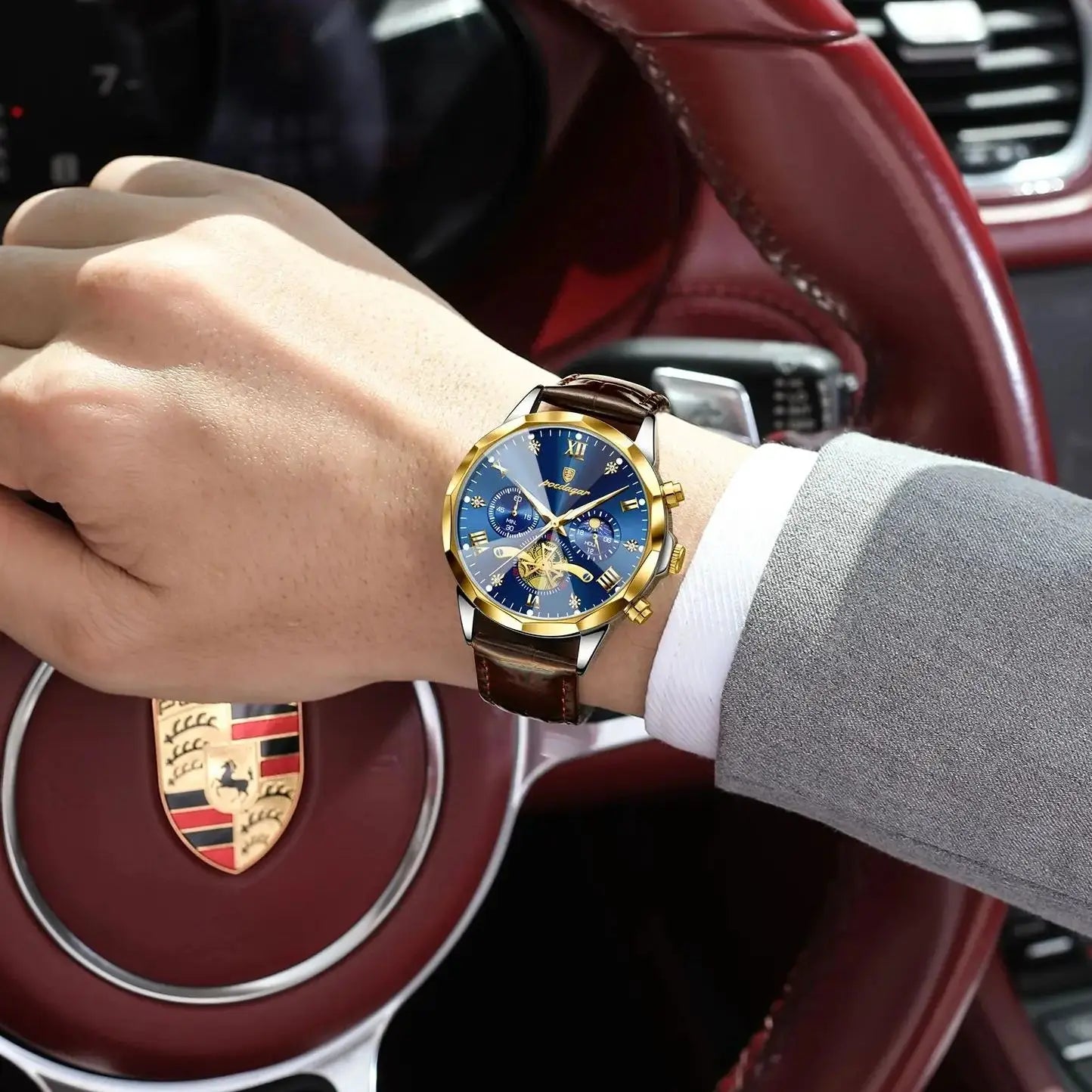 POEDAGAR -  Military Luxury Men Wristwatch