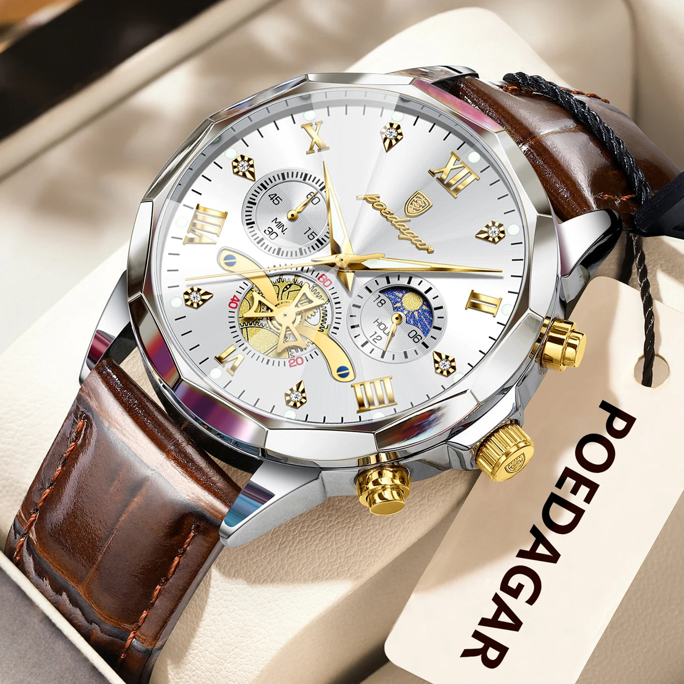 POEDAGAR -  Military Luxury Men Wristwatch