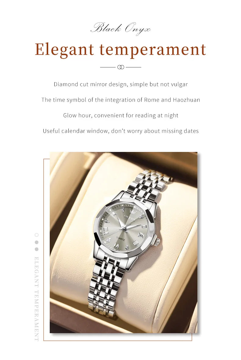 OLEVS Elegant Fashion Women's Watches Luxury