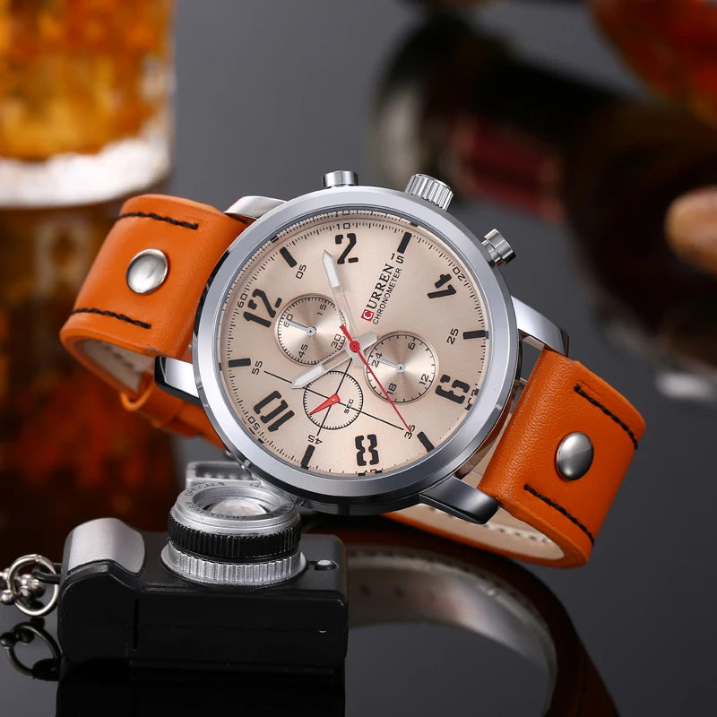 CURREN  Fashion&Casual Business Quartz