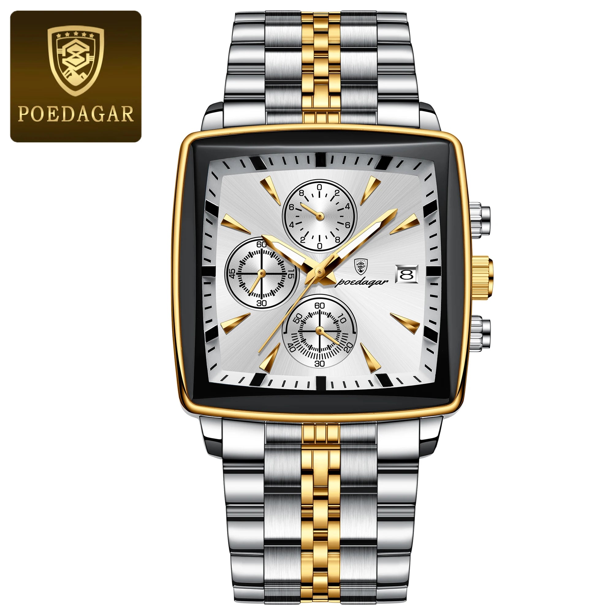 POEDAGAR Fashion Men Watch Luminous
