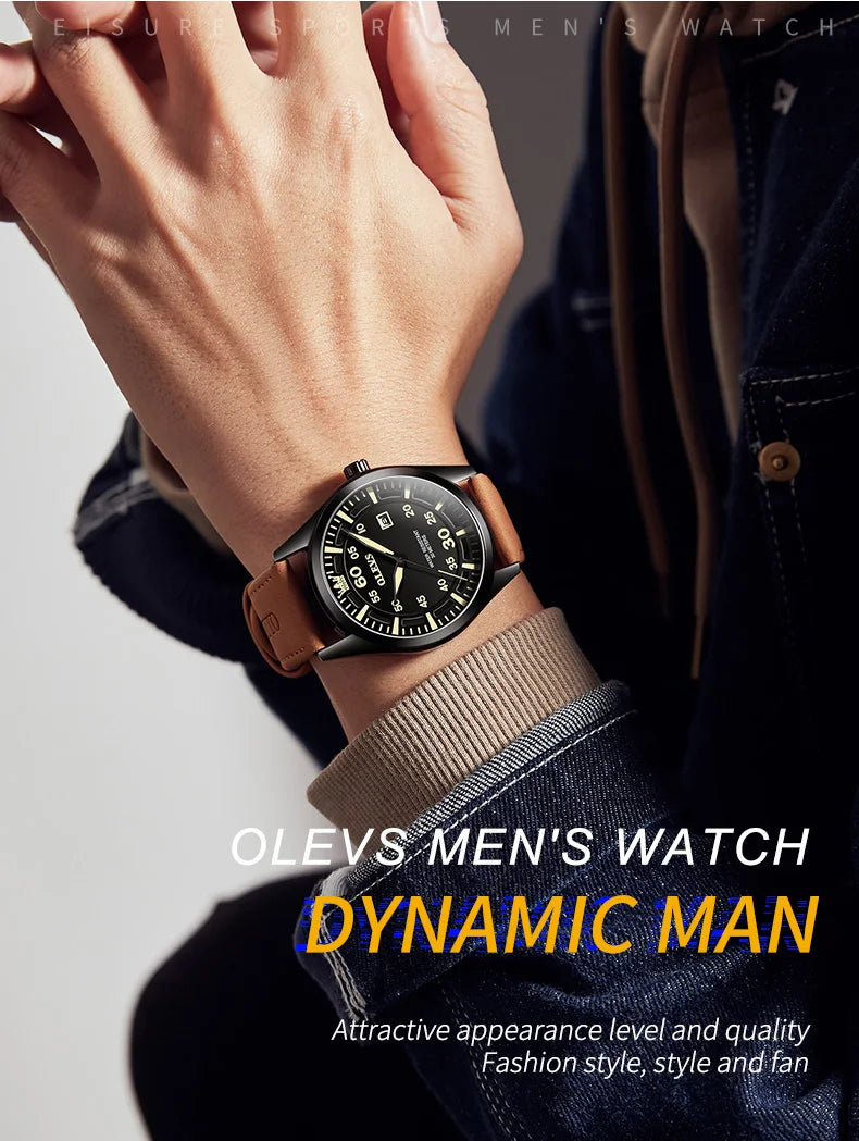 OLEVS -  9962 Men's Watches Top Brand Original