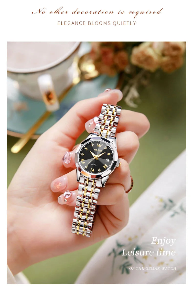 OLEVS Elegant Fashion Women's Watches Luxury