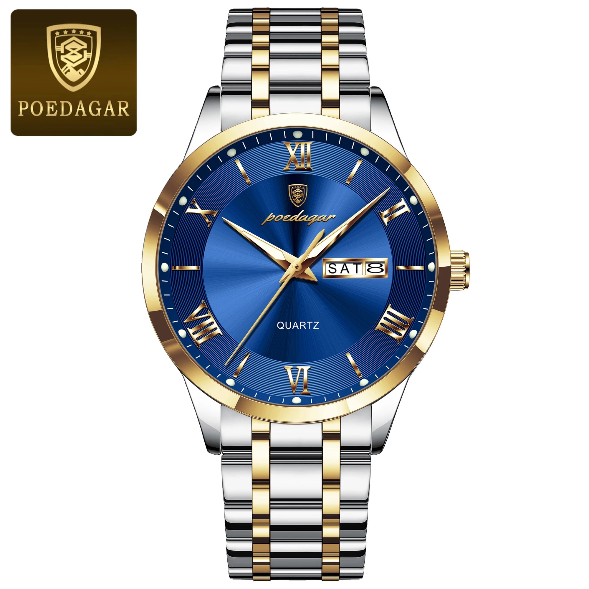 POEDAGAR - Man Wristwatch Stainless