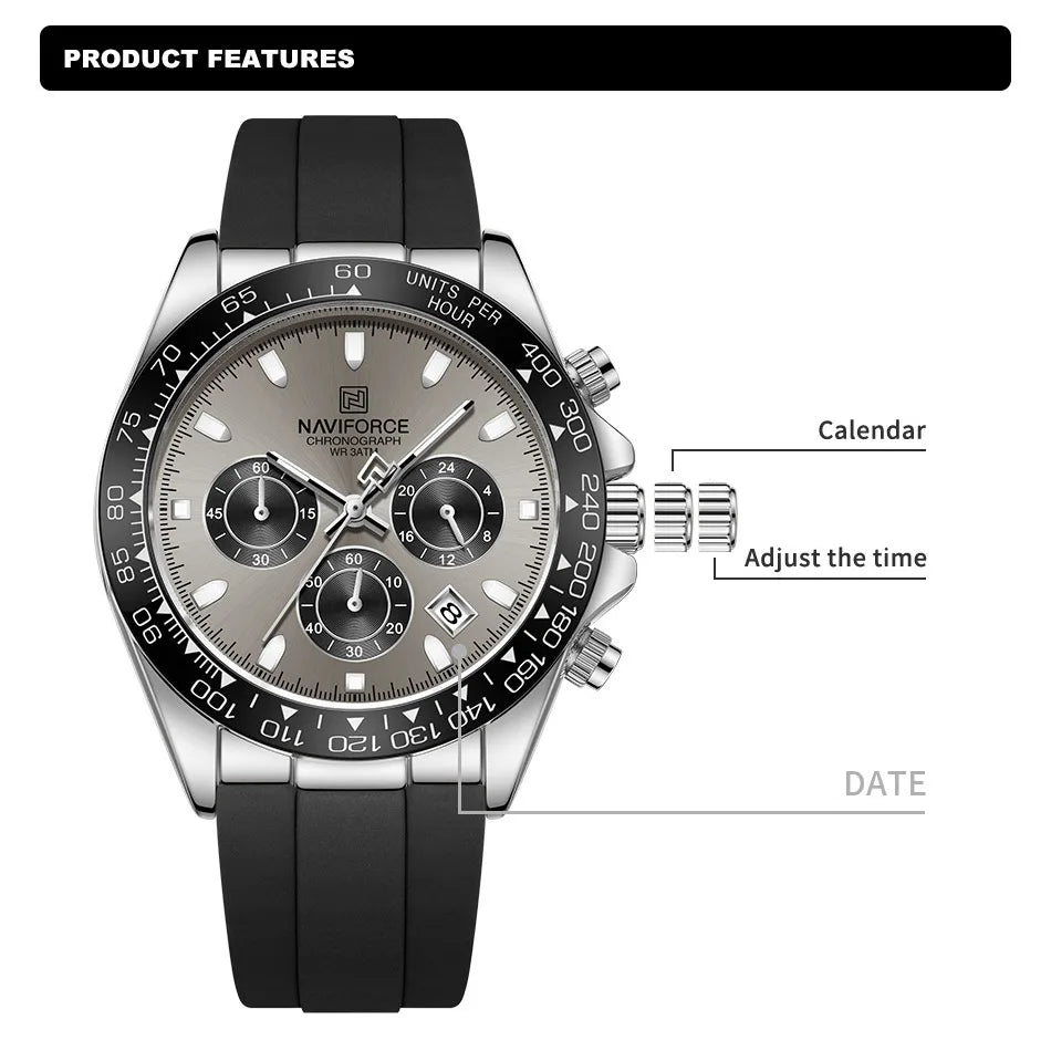 NAVIFORCE -  Luxury Men's Watch Waterproof