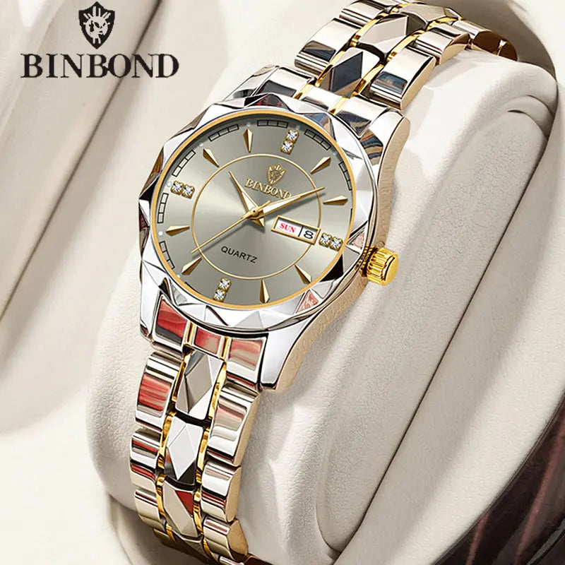 BINBONG - Women Watches Luxury Fashion Ladies Quartz