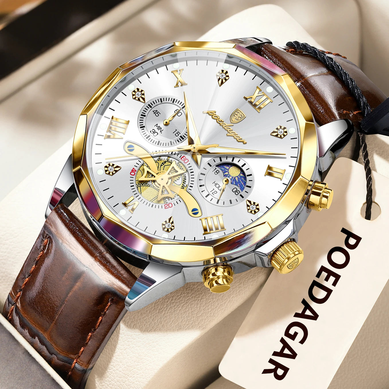 POEDAGAR -  Military Luxury Men Wristwatch