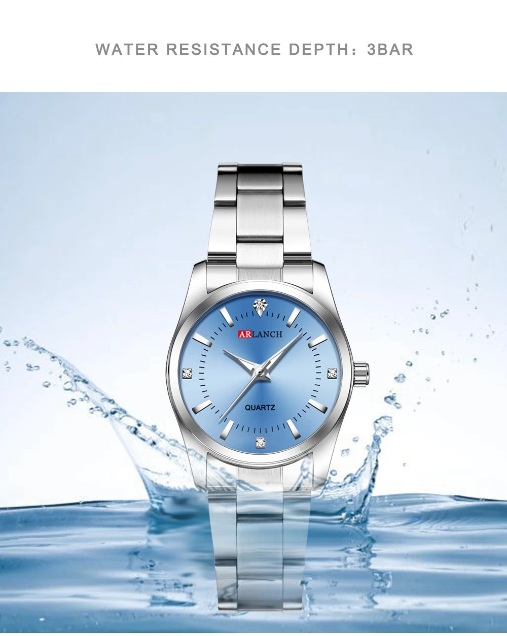 Pink Minimalist Girl Clock Outdoor Travel Women