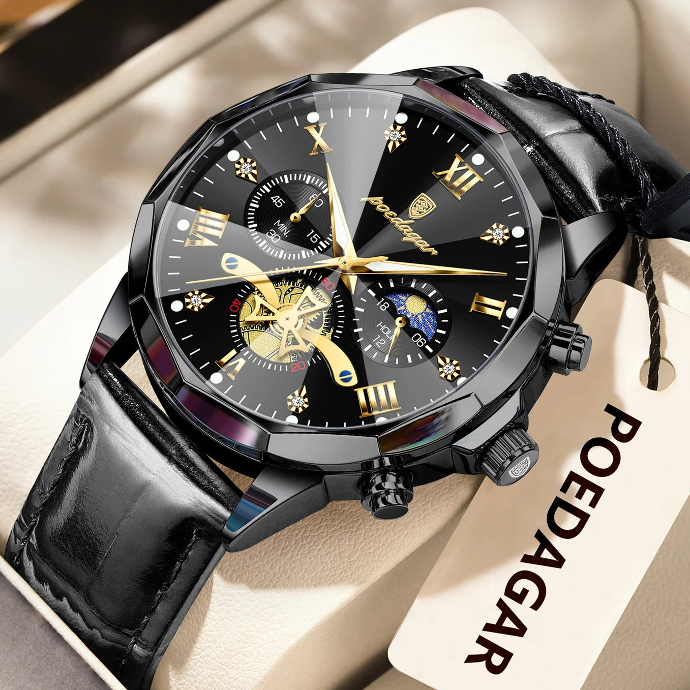 POEDAGAR -  Military Luxury Men Wristwatch