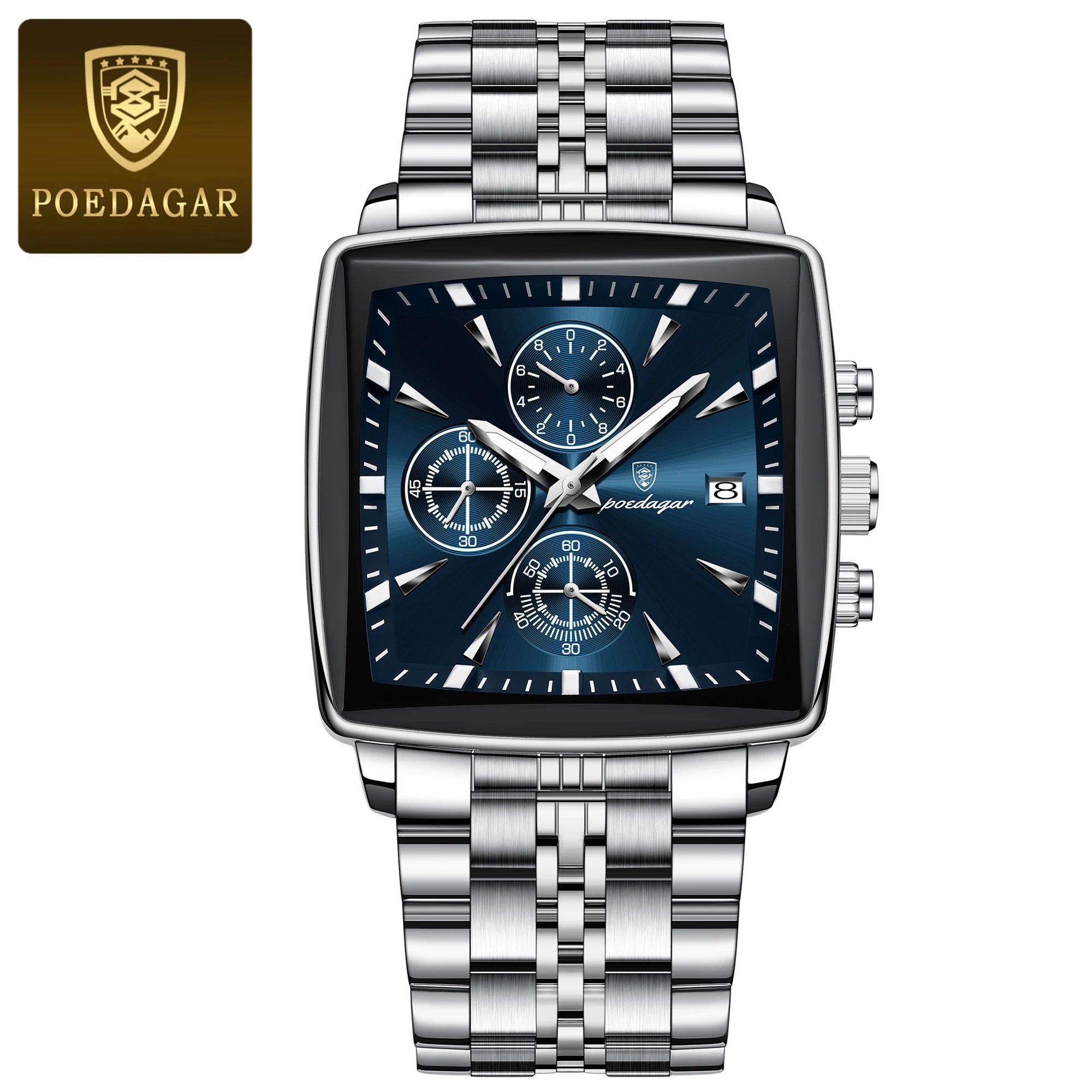POEDAGAR Fashion Men Watch Luminous