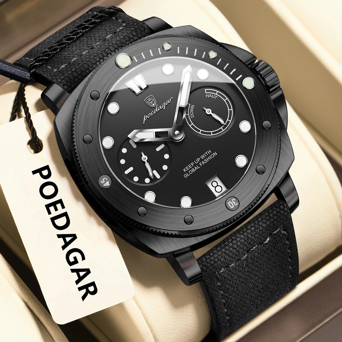 POEDAGAR High Quality Military Watch
