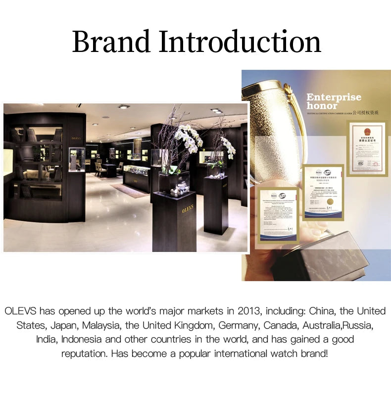 OLEVS - Men’s Luxury Quartz Chronograph Watch